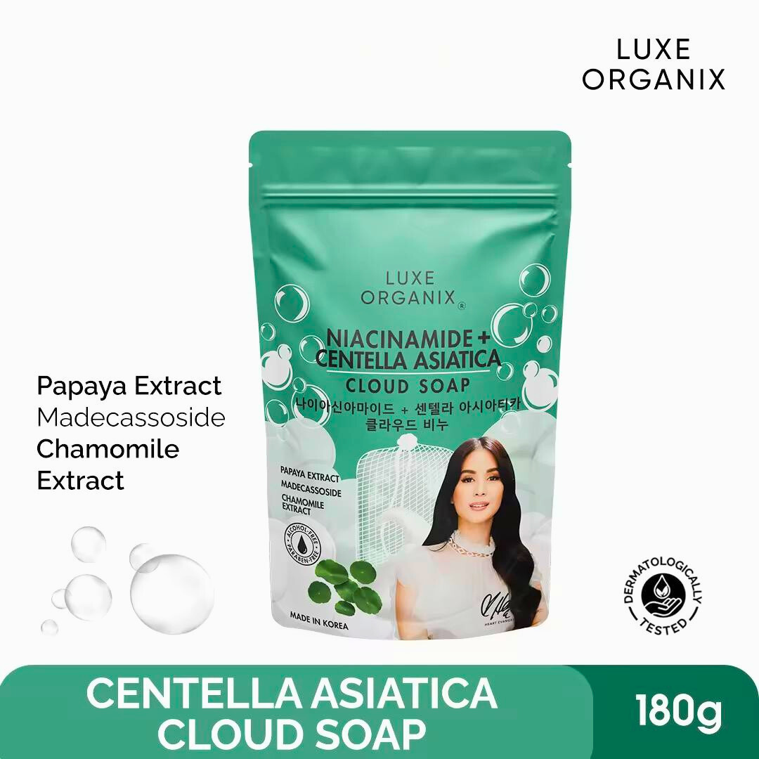 Luxe Organix Niacinamide + Centella Asiatica Cloud Soap 180g