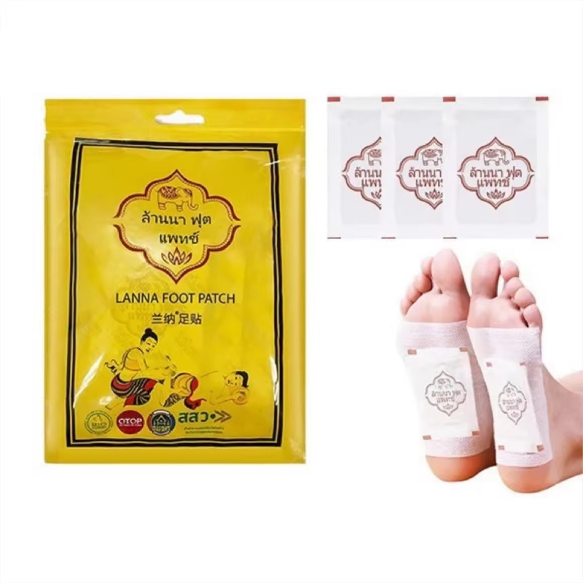 Lanna Foot Patch (10pcs/pack)