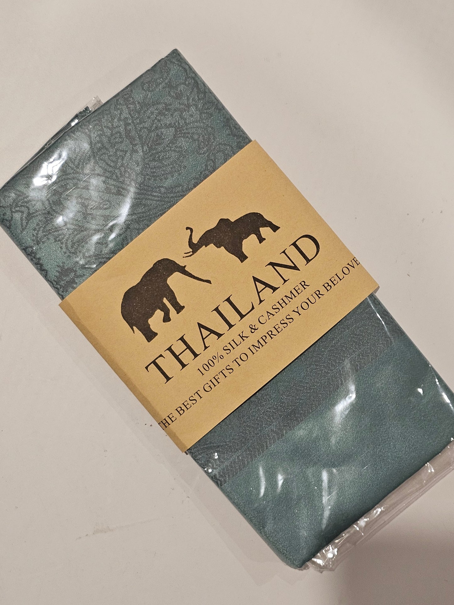 Thai Silk Scarf - Turquoise