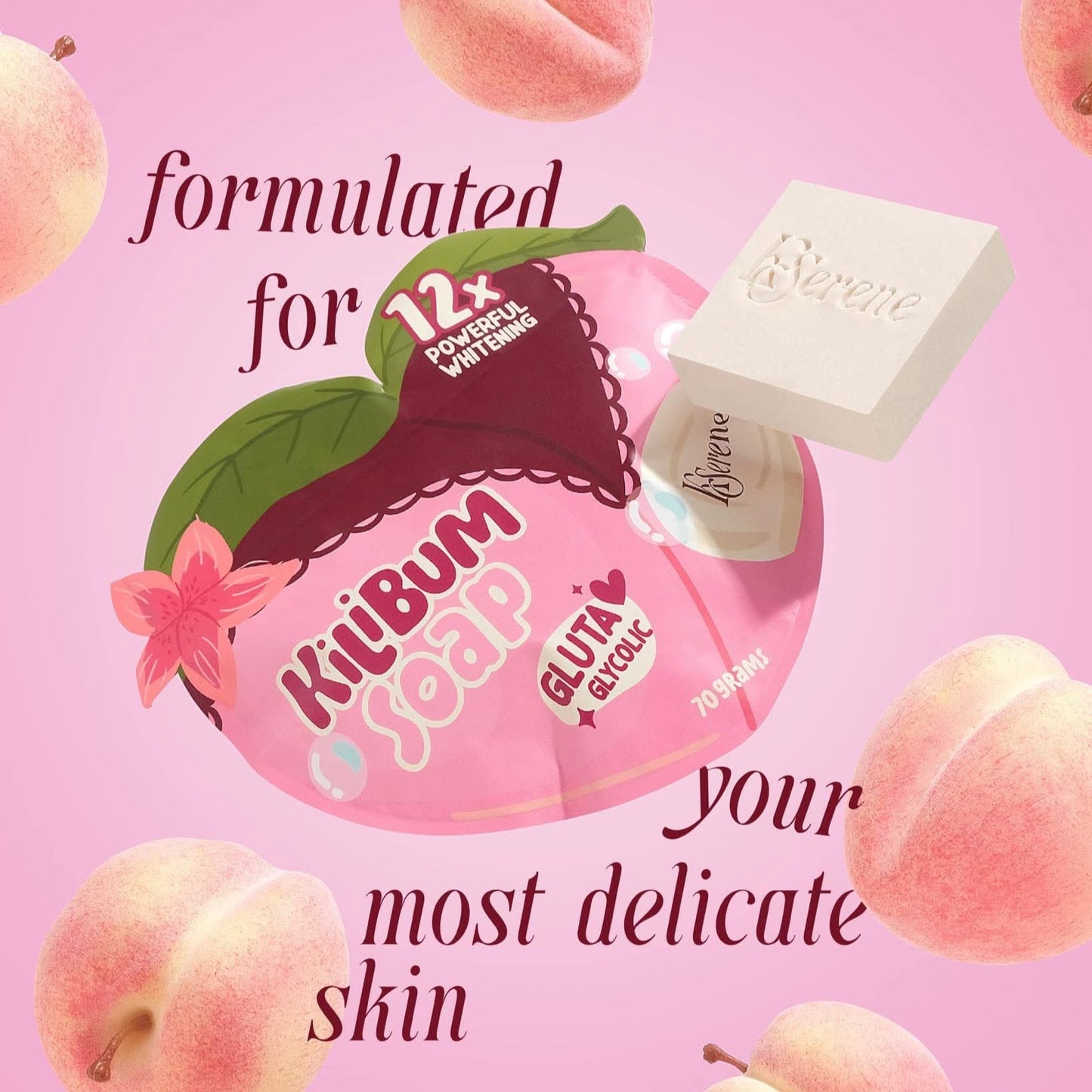 KSerene KiliBum Gluta Glycolic Soap (3 x 70g)