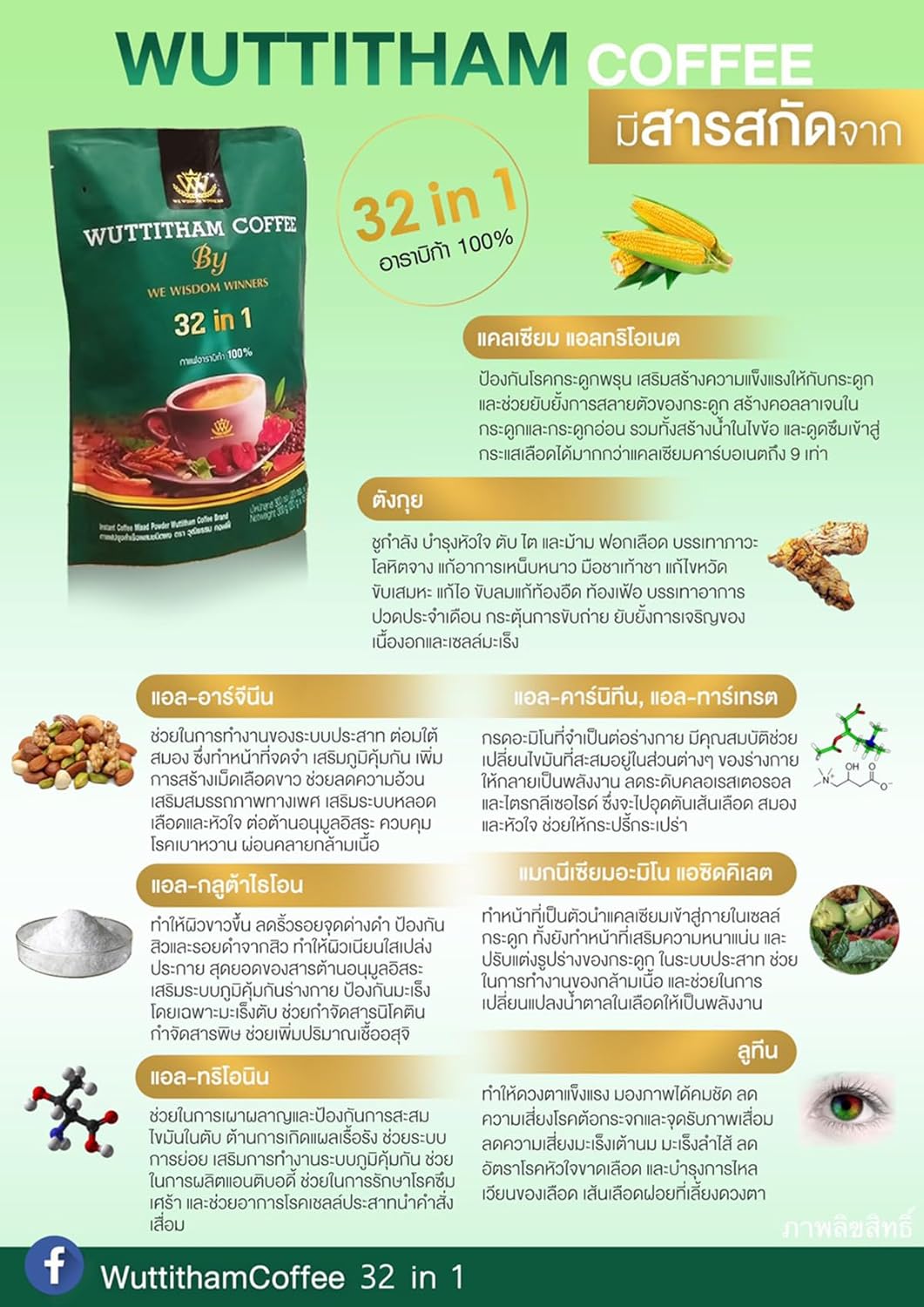 Wuttitham Coffee 32 in 1