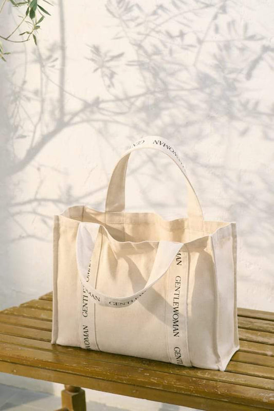 GW Logo Strap Shopping Tote