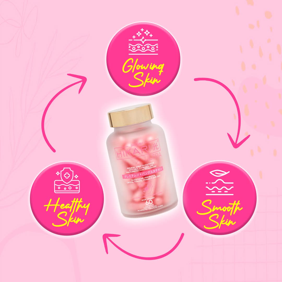 Hikari Ultra Premium Japan Glutathione with Oral Sunblock and Photoprotection (60 capsules)