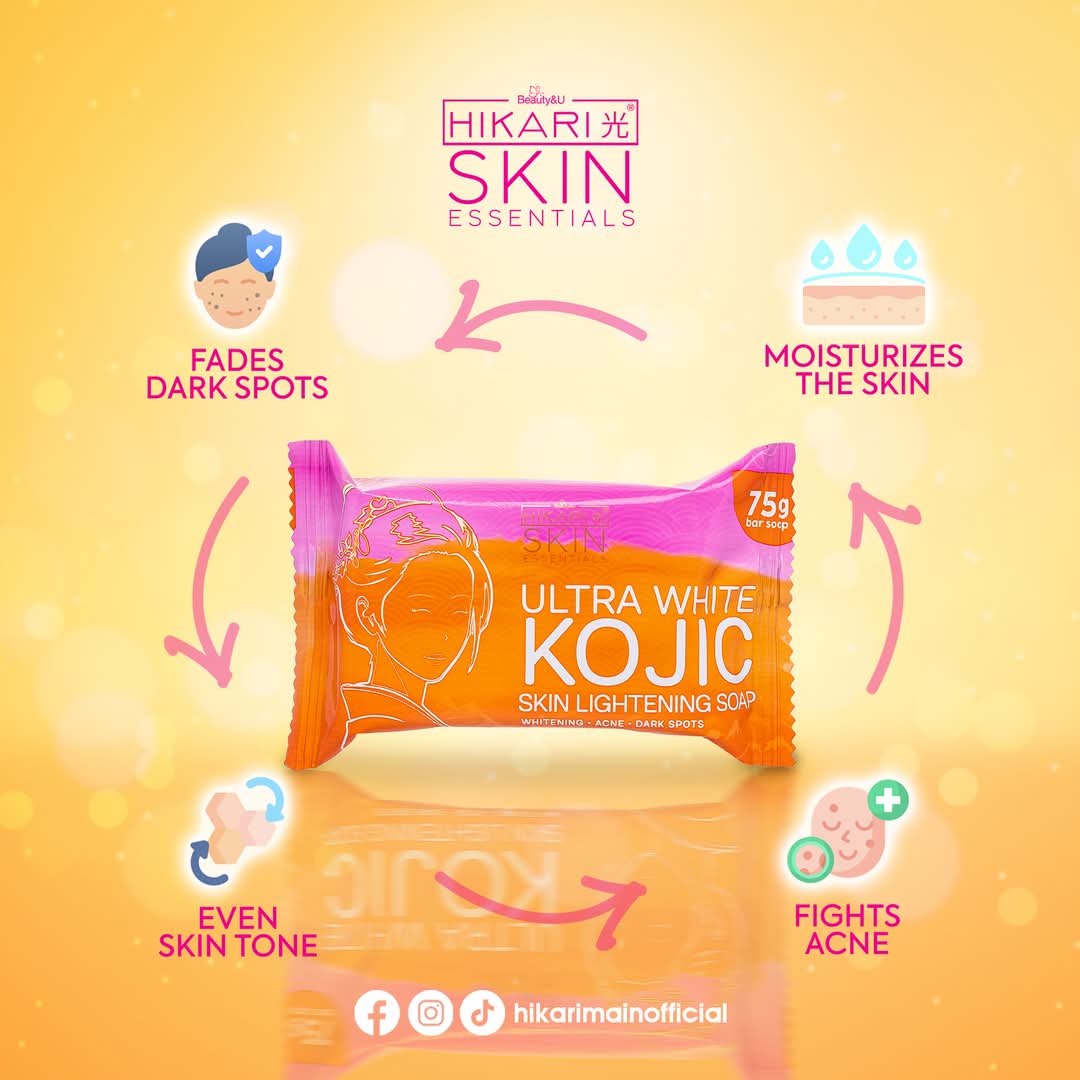 Hikari Skin Ultra White Kojic Skin Lightening Soap 75g
