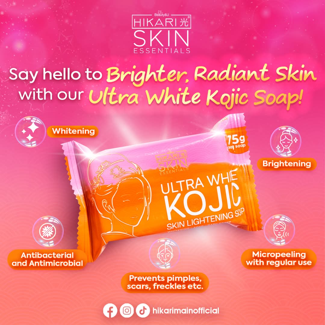 Hikari Skin Ultra White Kojic Skin Lightening Soap 75g