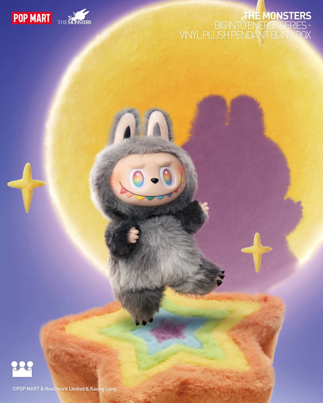 THE MONSTERS Big into Energy Series Plush Pendant Blind Box