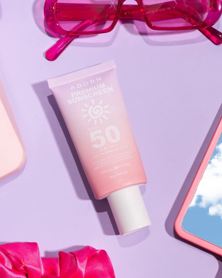Adorn Premium Sunscreen SPF50 PA+++ 50g