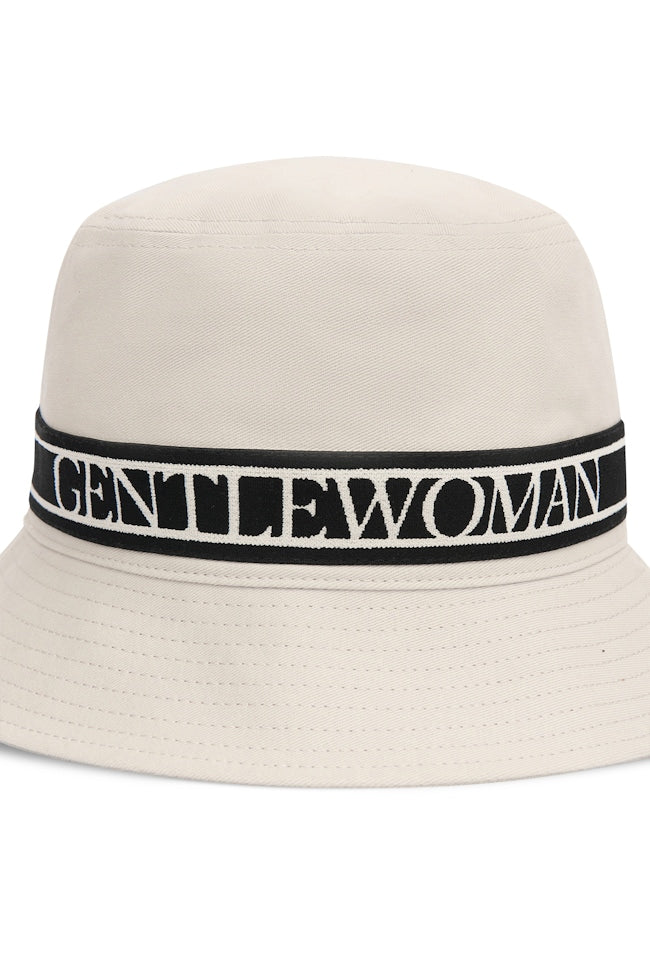 GW Bucket Hat with Black Logo (Cream)