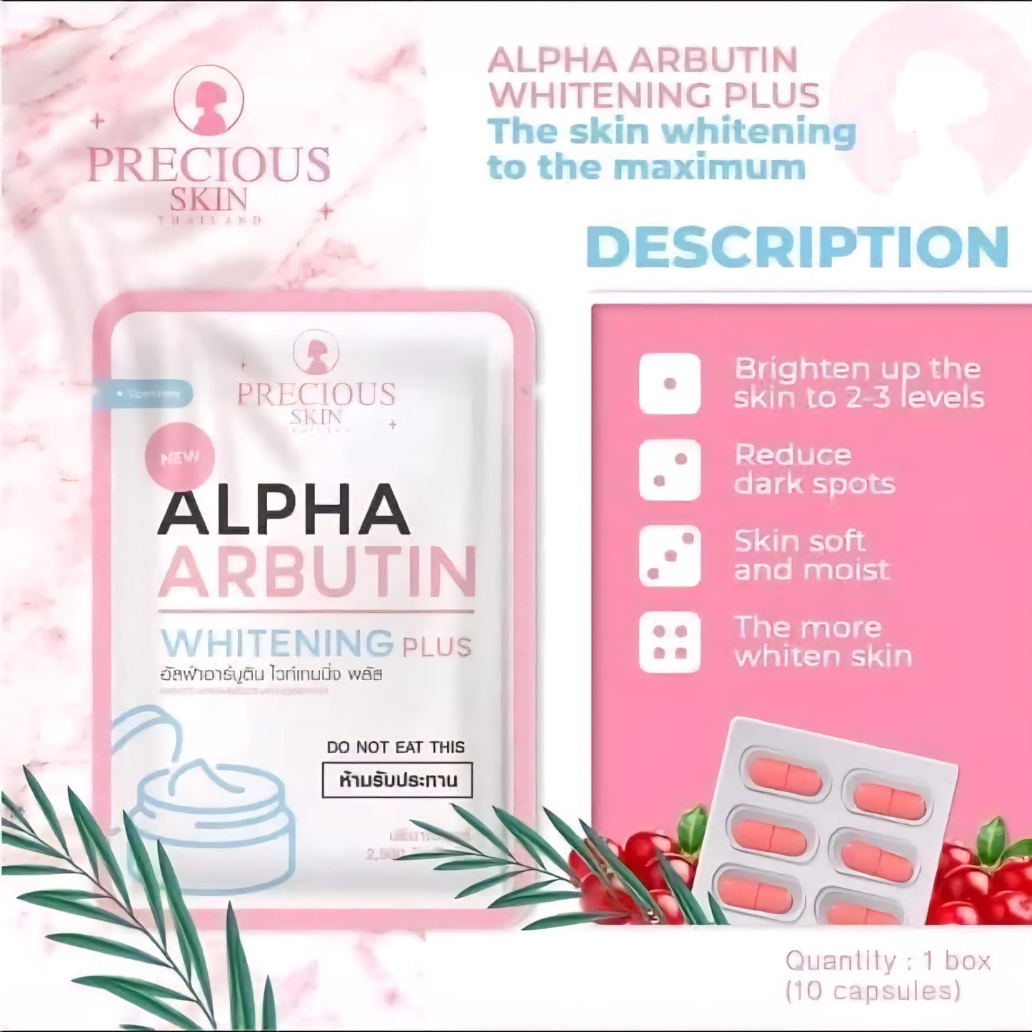 Alpha Arbutin 3 Plus Whitening Capsules