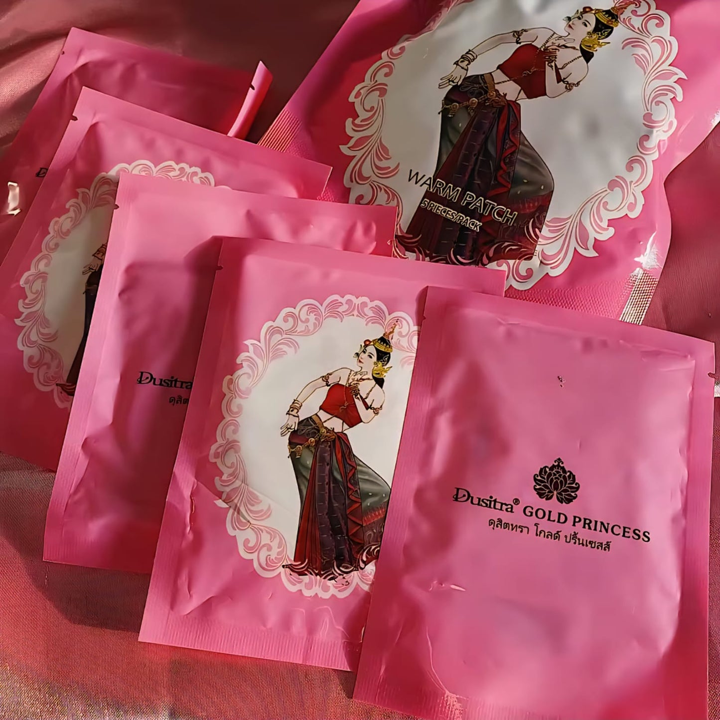 Dusitra Gold Princess Warm Patch (5pcs/pack)