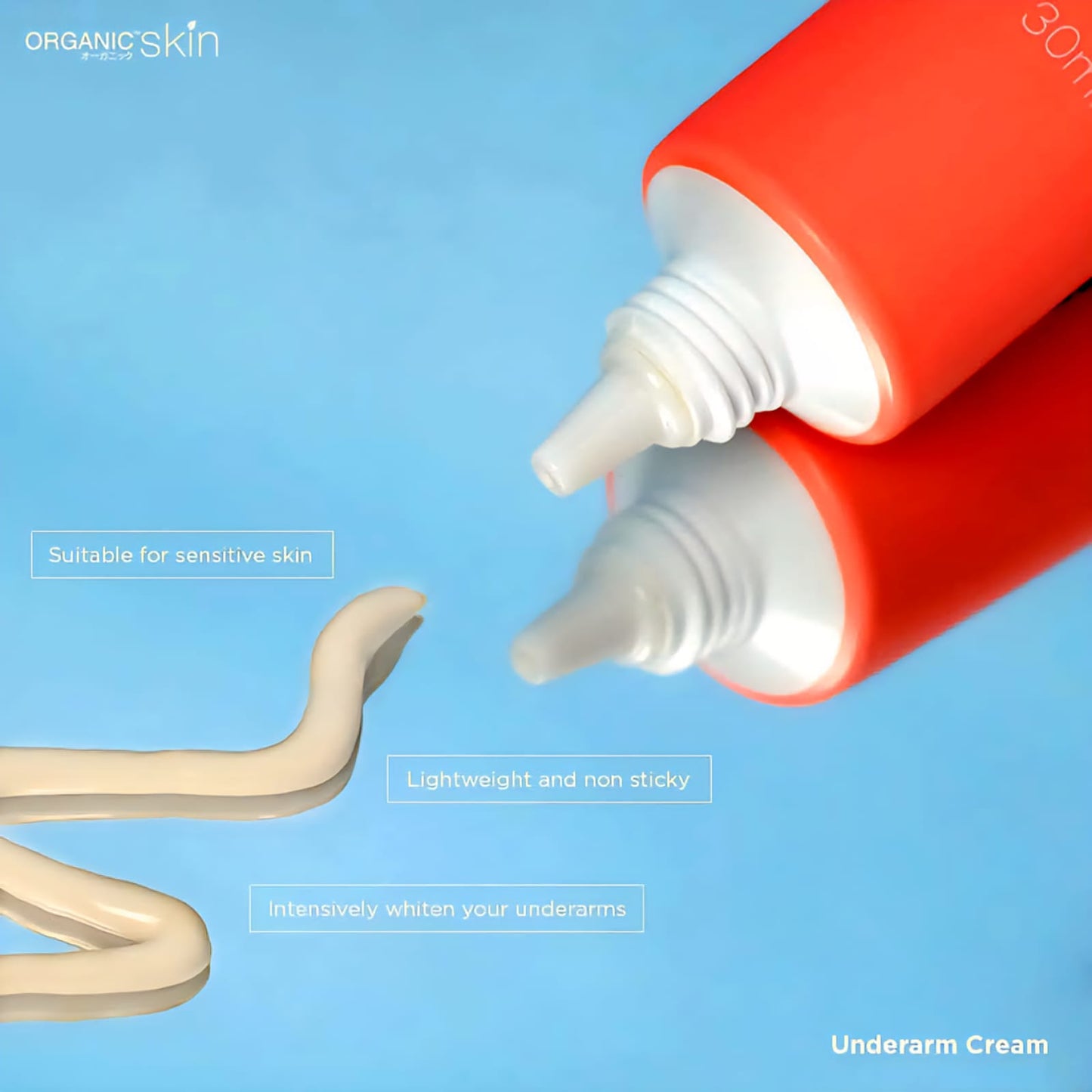 Organic Skin Intensive Underarm Whitening Cream 20ml
