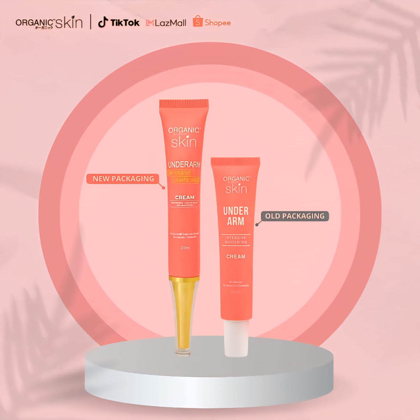 Organic Skin Intensive Underarm Whitening Cream 20ml