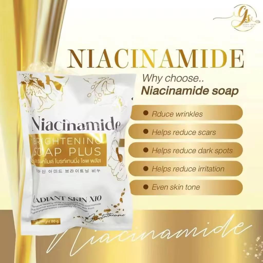 Glow Skin Niacinamide Brightening Soap Plus 80g