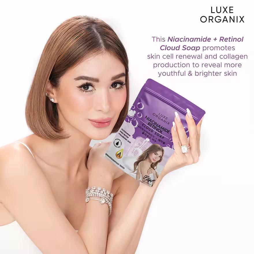 Luxe Organix Niacinamide + Retinol Cloud Soap 180g