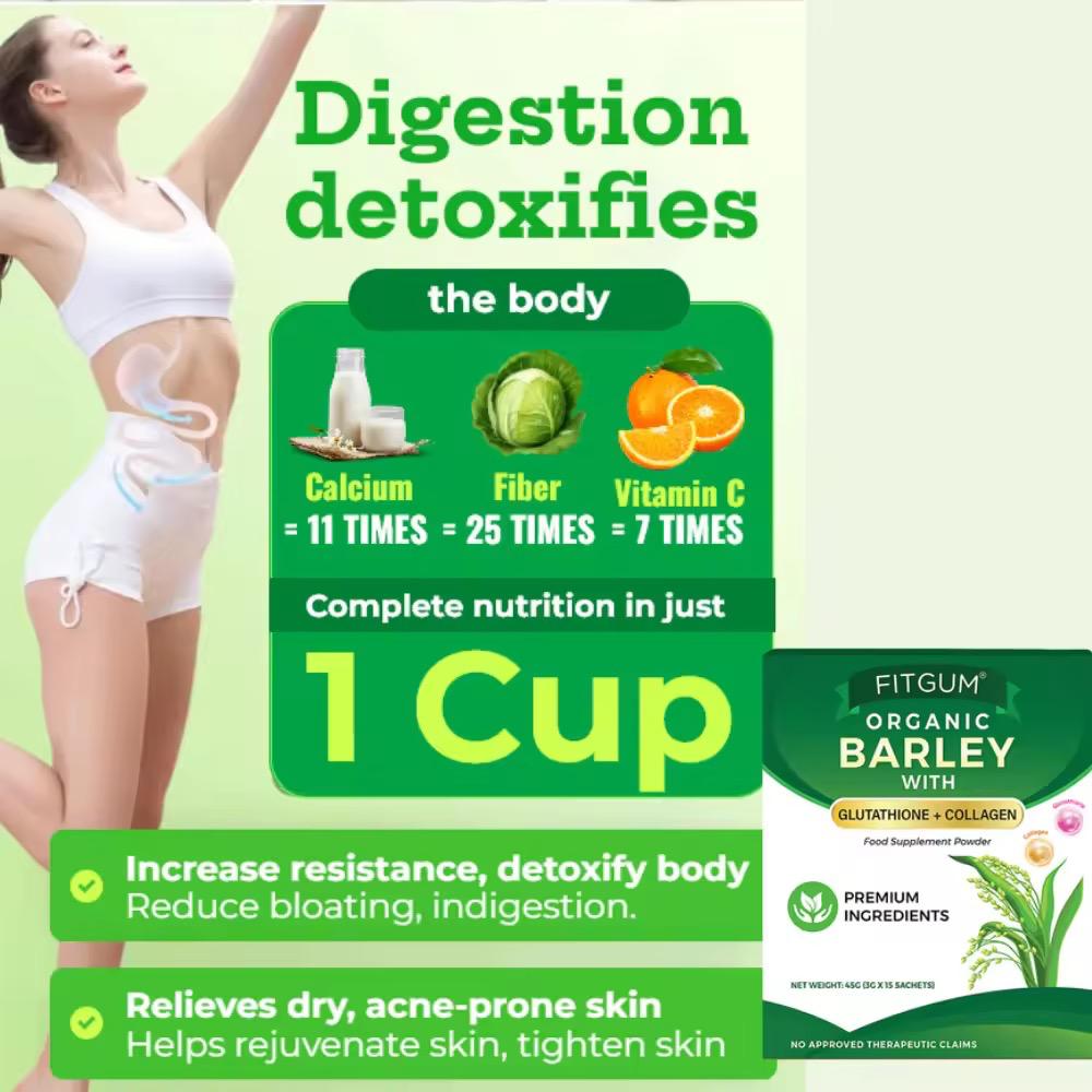 FITGUM Organic Barley Powder
