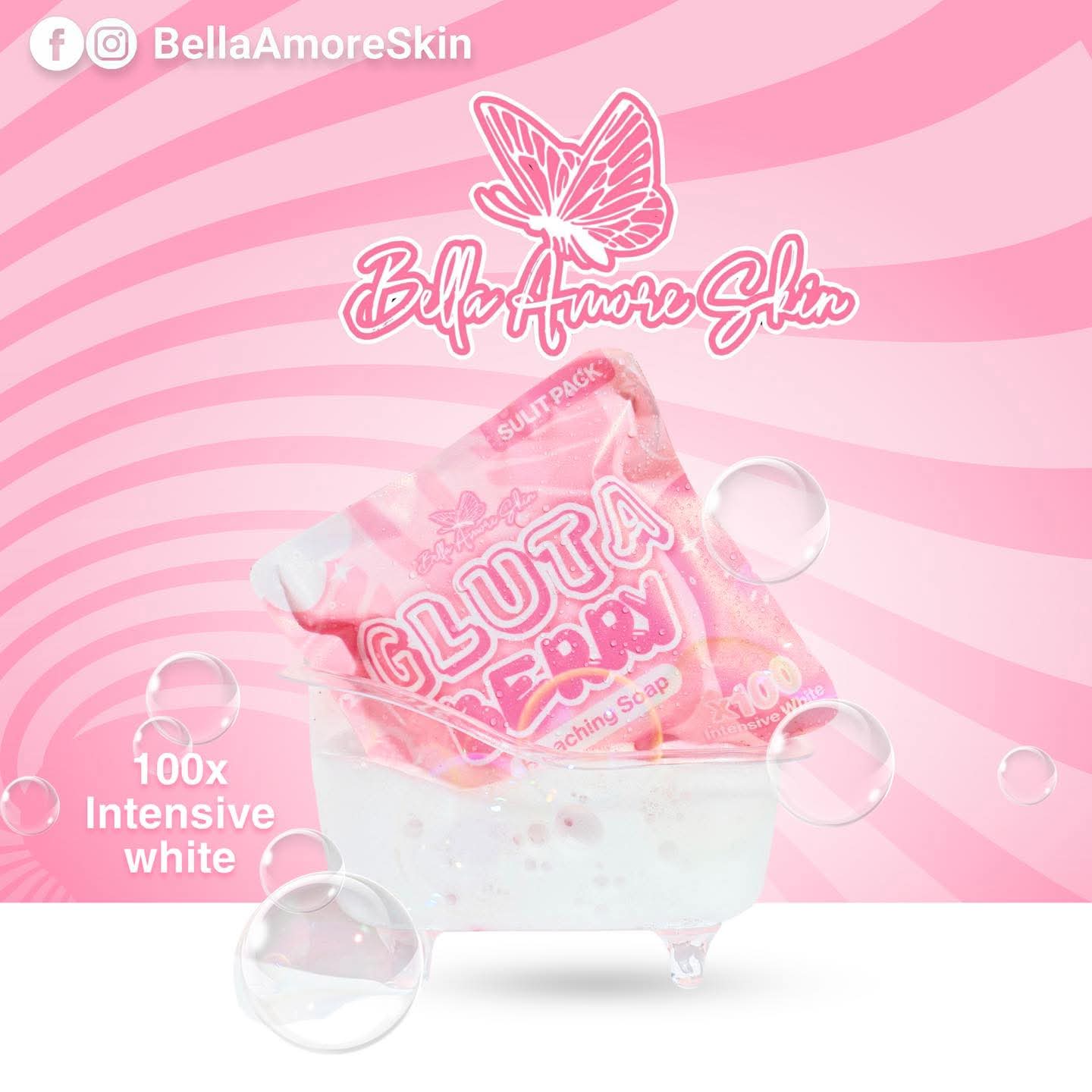 Bella Amore Skin Gluta Berry Bleaching Soap 50g