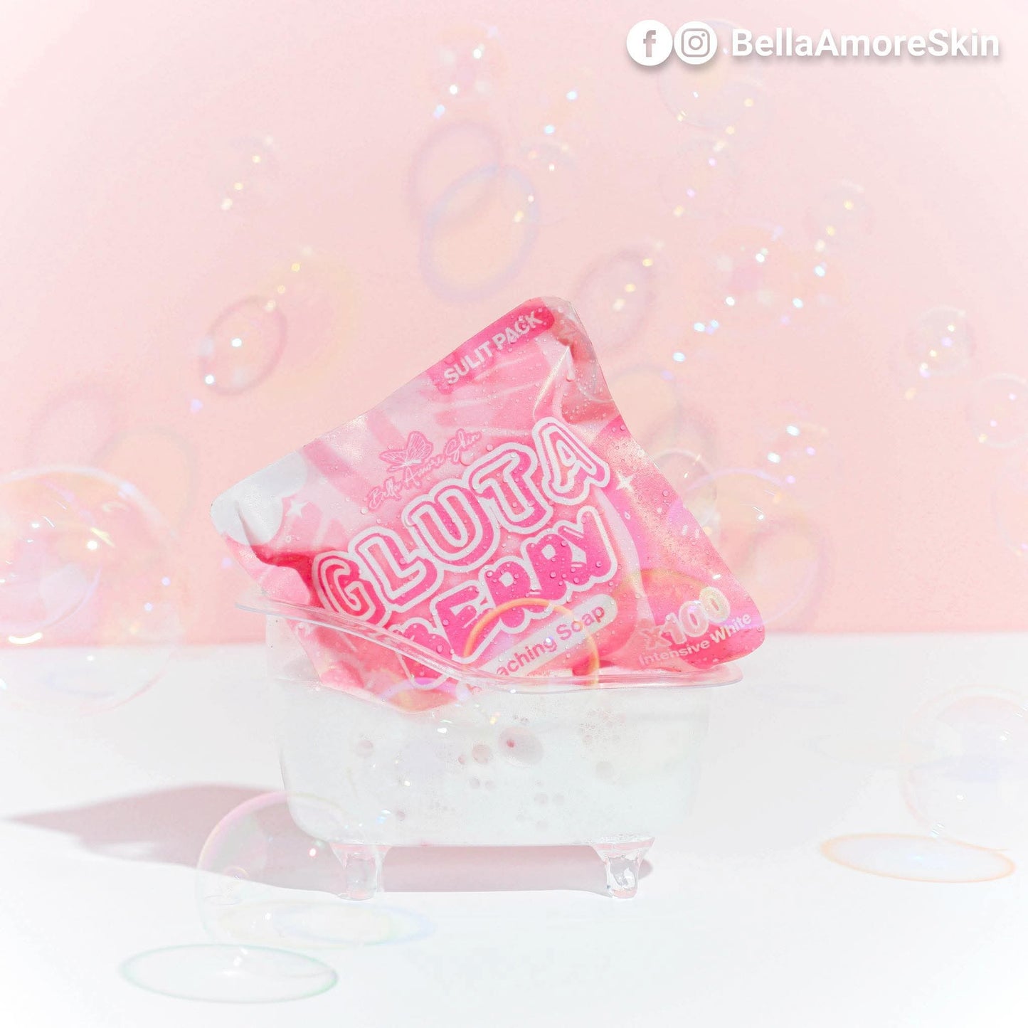 Bella Amore Skin Gluta Berry Bleaching Soap 50g