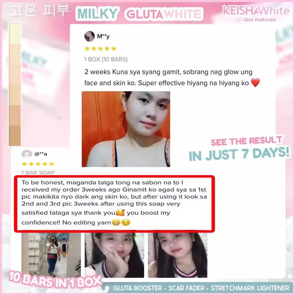 Keisha White Milky Gluta White Soap 70g