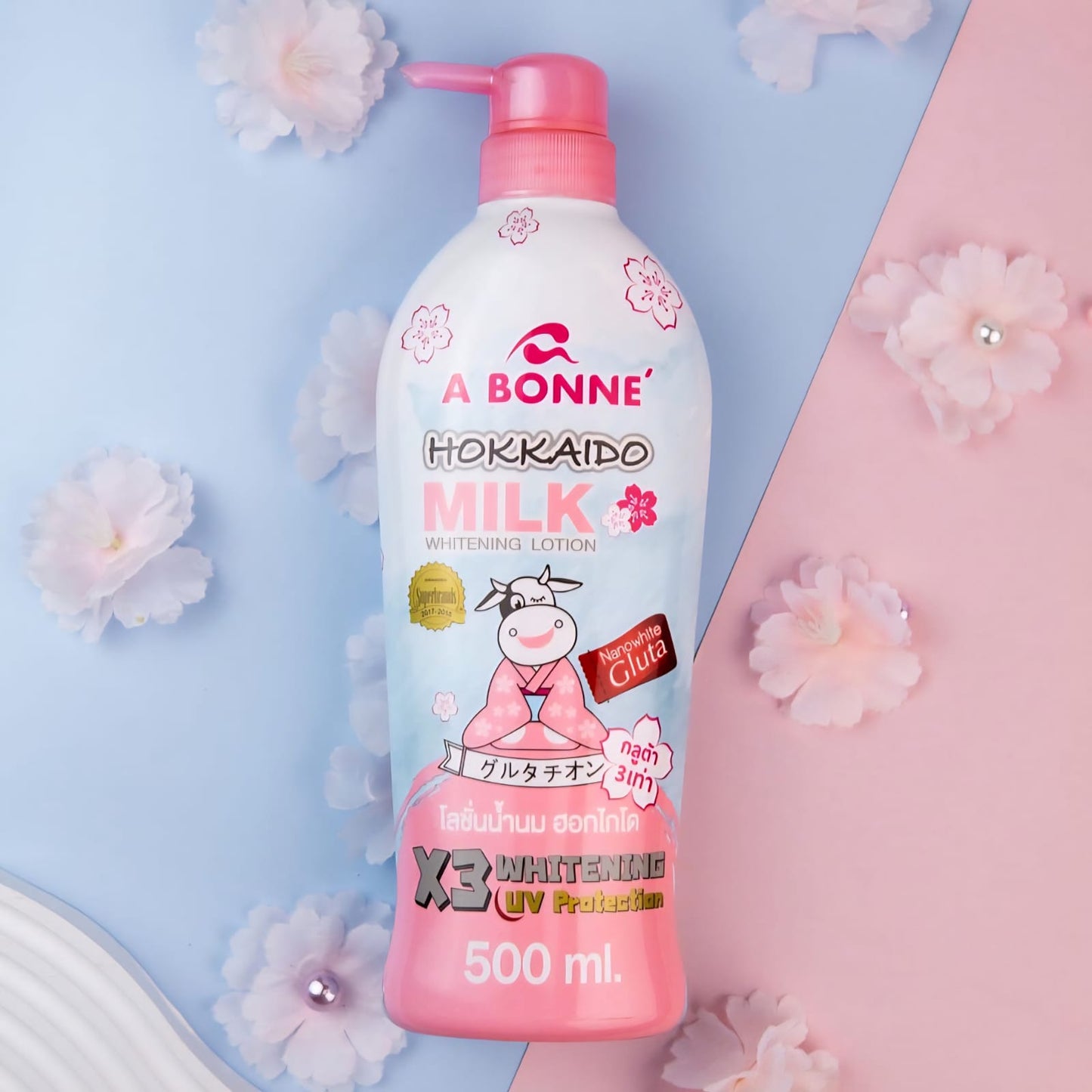 A Bonne’ Hokkaido Milk Whitening Lotion 500 ml