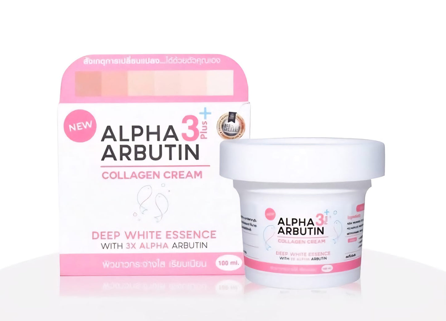 Alpha Arbutin 3+ Plus Collagen Cream Deep White Essence 100ml