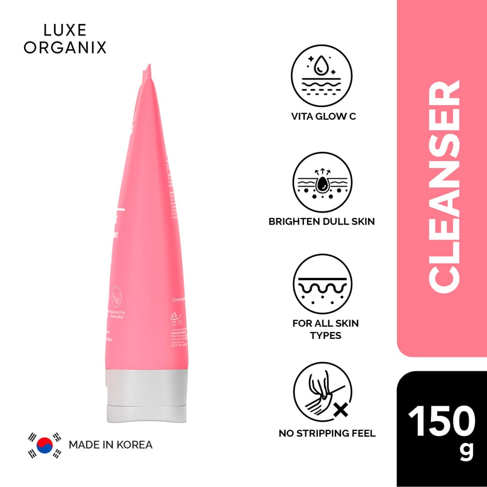 Luxe Organix Power Glow Creamy Whip Cleanser 150ml