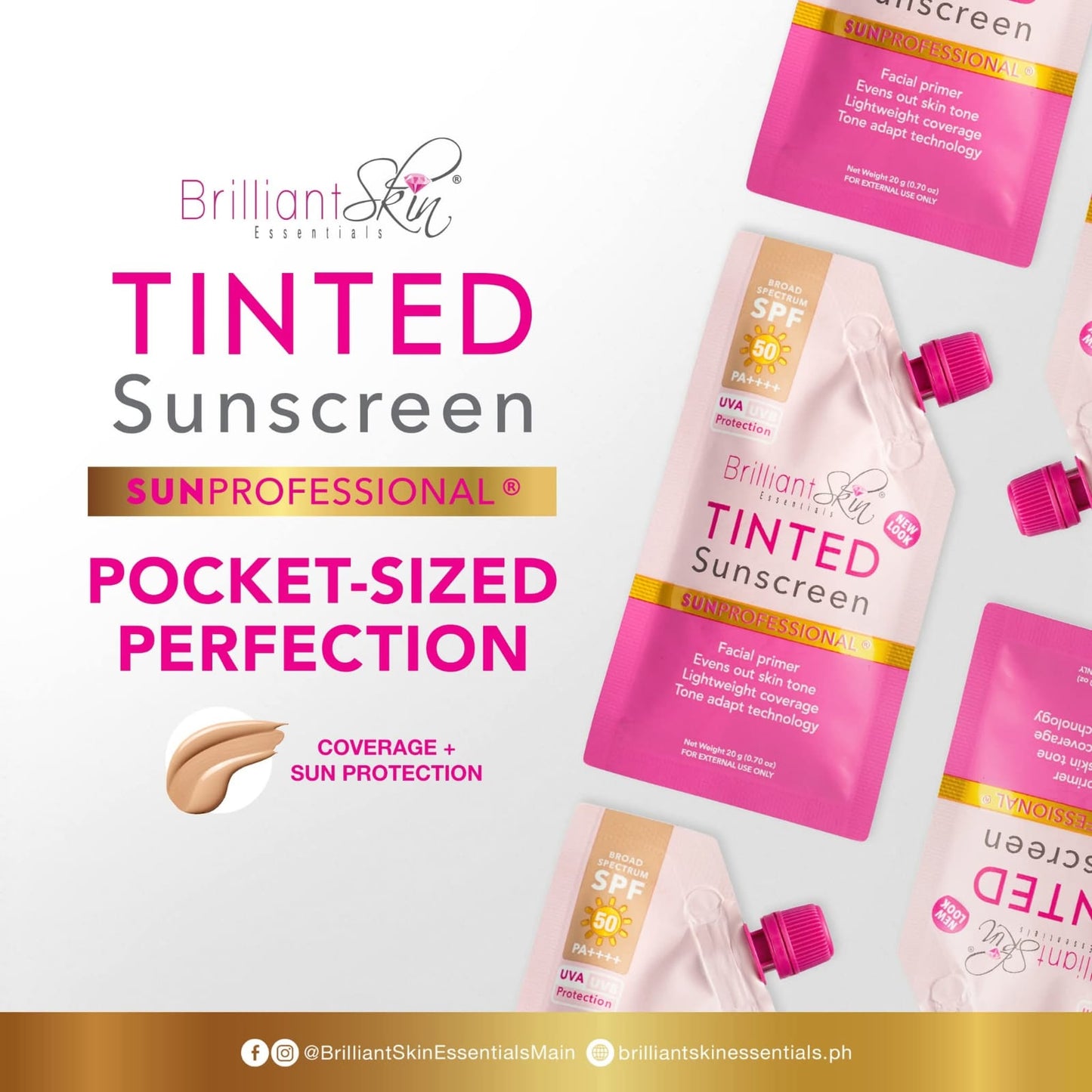 Brilliant Skin Tinted Sunscreen 20g (NEW and IMPROVED)