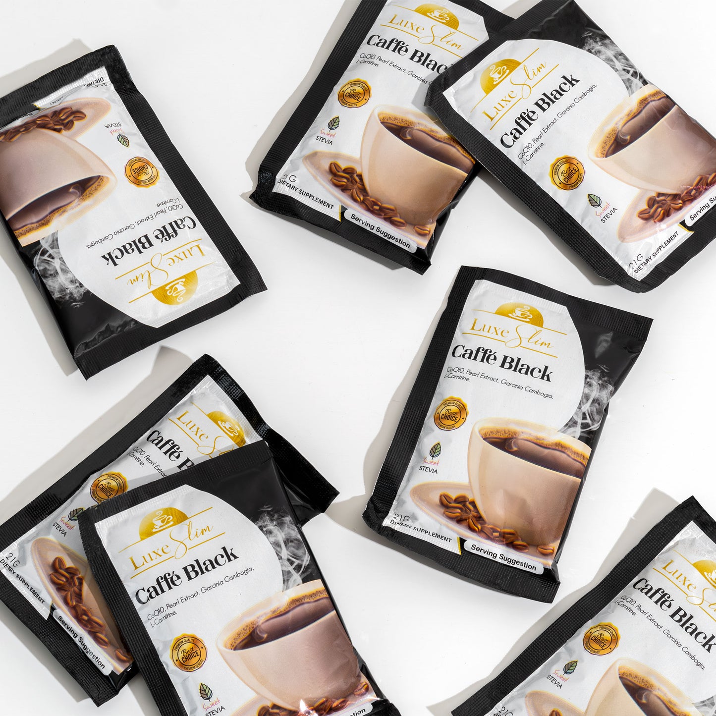 Luxe Slim Caffé Black
