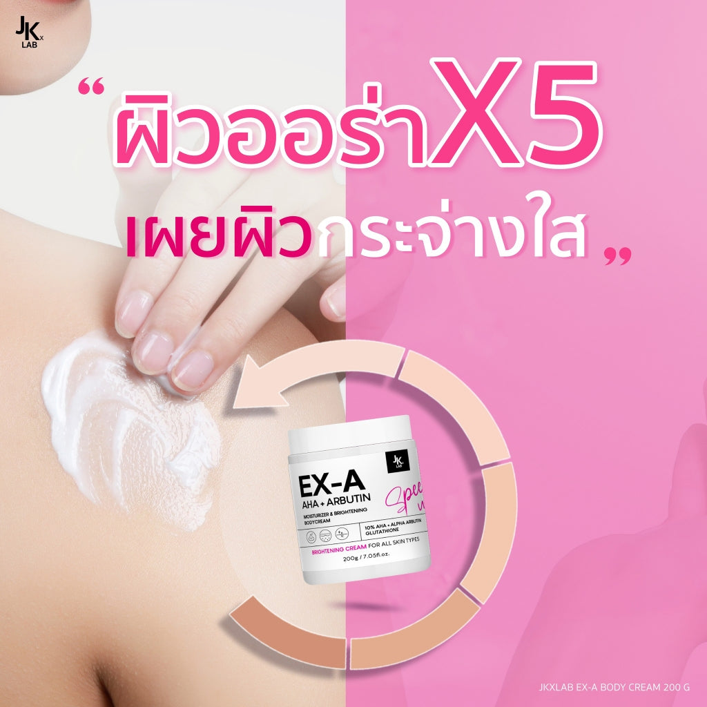 JKLab EX-A AHA + Arbutin Body Cream