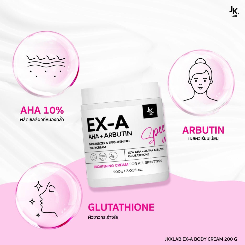 JKLab EX-A AHA + Arbutin Body Cream