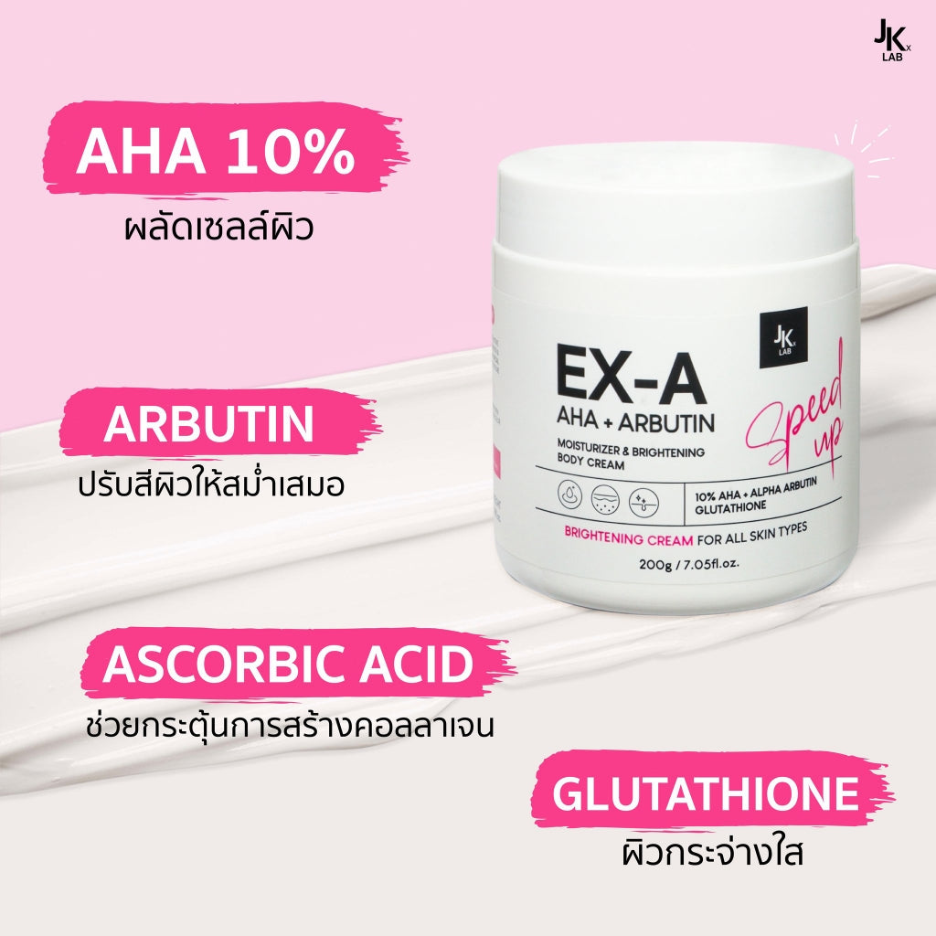 JKLab EX-A AHA + Arbutin Body Cream