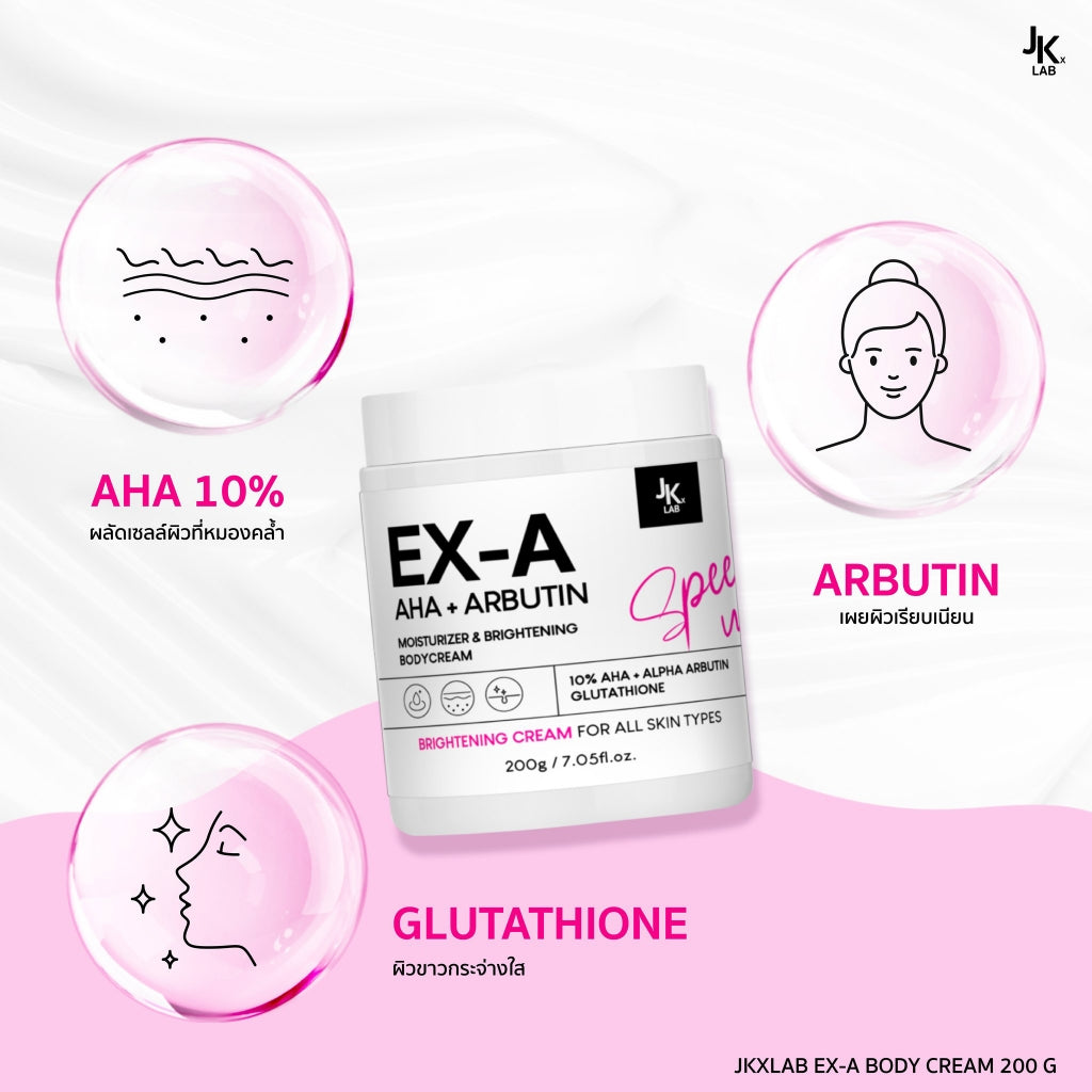 JKLab EX-A AHA + Arbutin Body Cream