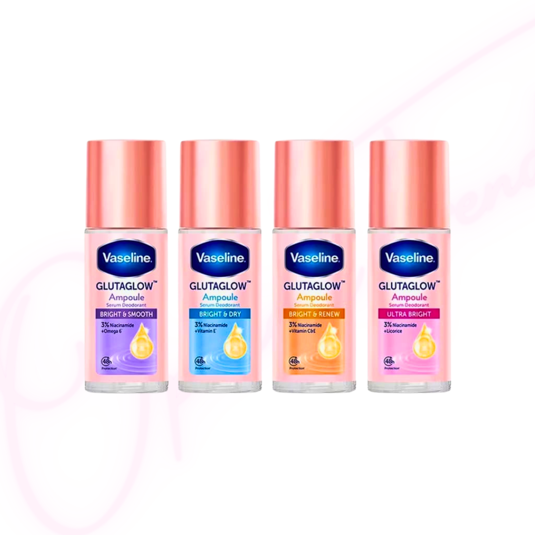 Vaseline Roll-On Serum GlutaGlow Ampoule Deodorant (Bright & Renew) 45ml