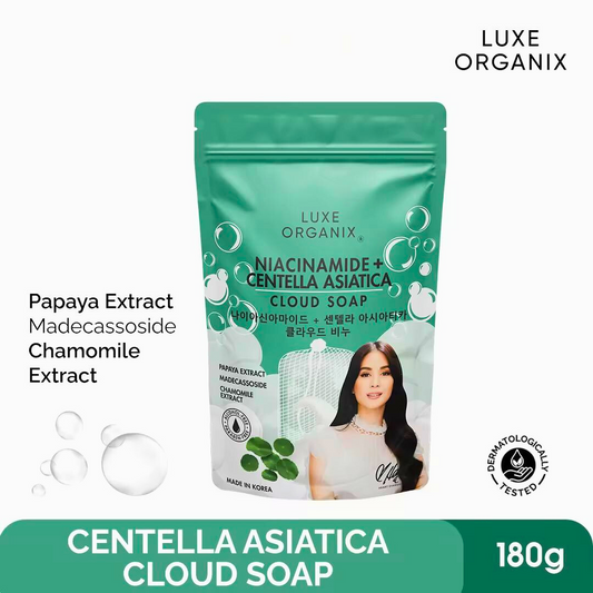 Luxe Organix Niacinamide + Centella Asiatica Cloud Soap 180g
