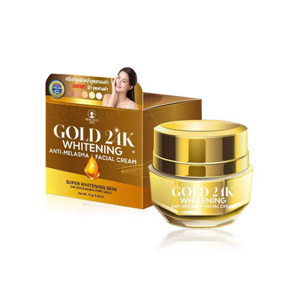 PRECIOUS SKIN GOLD 24K Whitening Anti-Melasma Facial Cream 15g