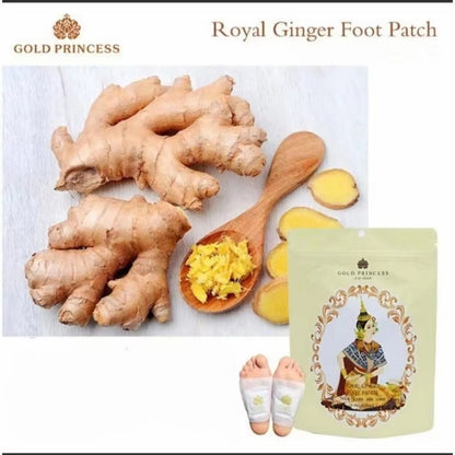Gold Princess Royal Ginger Foot Patch (10pcs/pack)
