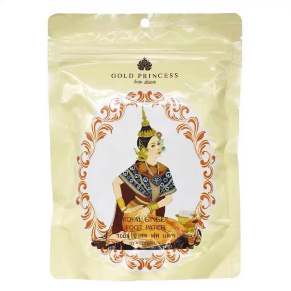 Gold Princess Royal Ginger Foot Patch (10pcs/pack)