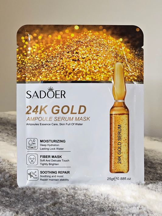 24k Gold Ampoule Serum Mask