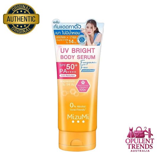 MizuMi UV Bright Body Serum Fragrance Free SPF50+ PA++++ 180ml