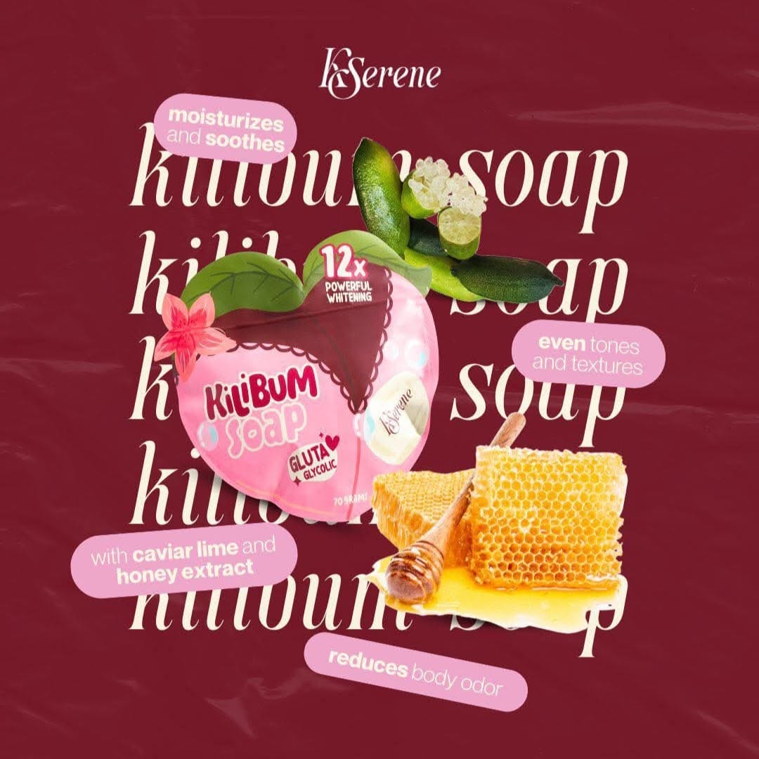 KSerene KiliBum Gluta Glycolic Soap (3 x 70g)