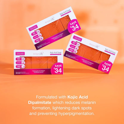 Brilliant Skin Essentials Kojic Acid Bar Soap (3 x 70g)