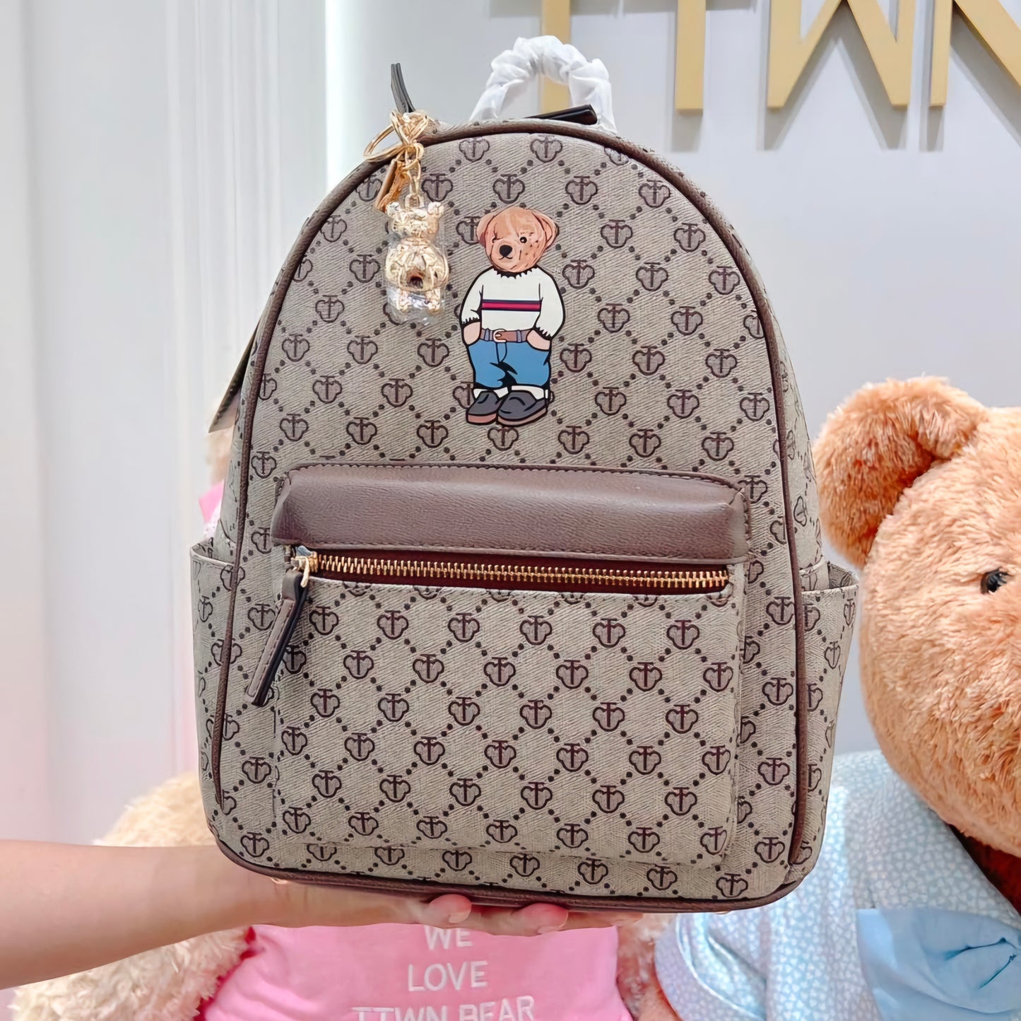 TTWN & Bear Coffee Bear Backpack