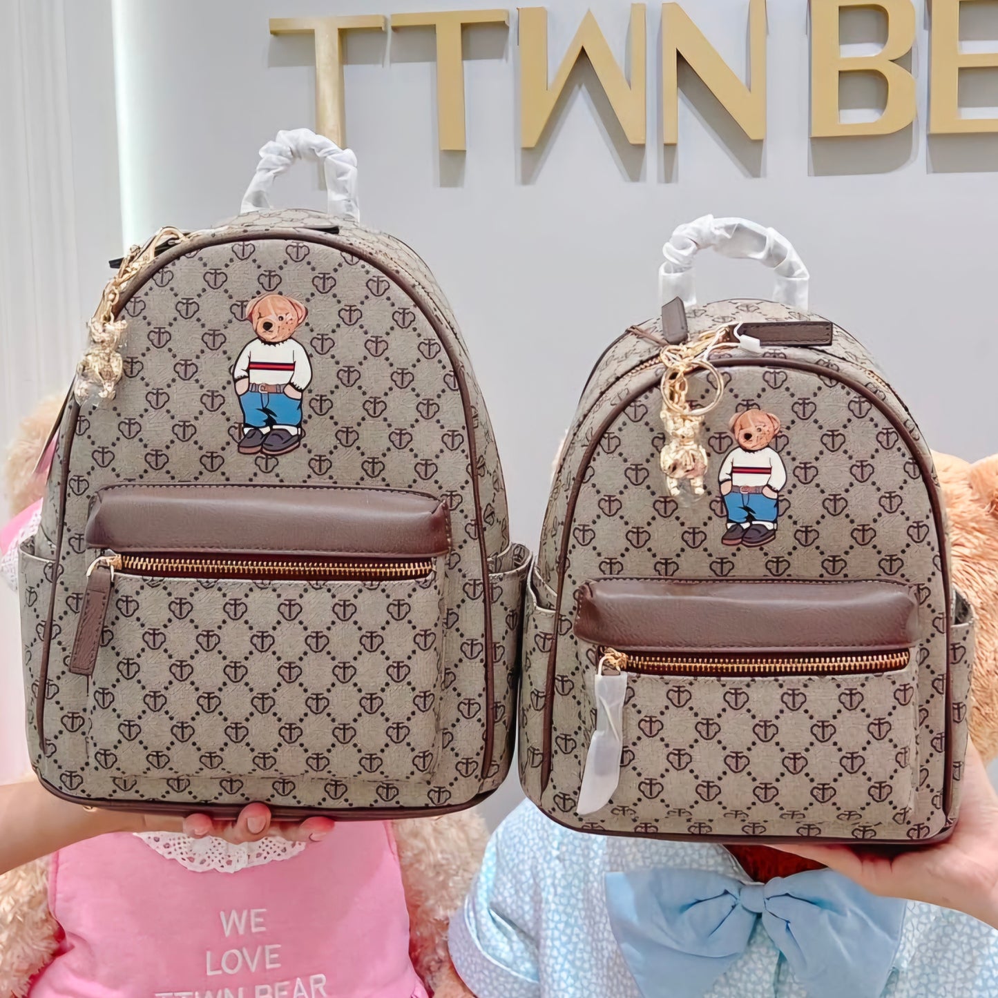 TTWN & Bear Coffee Bear Backpack
