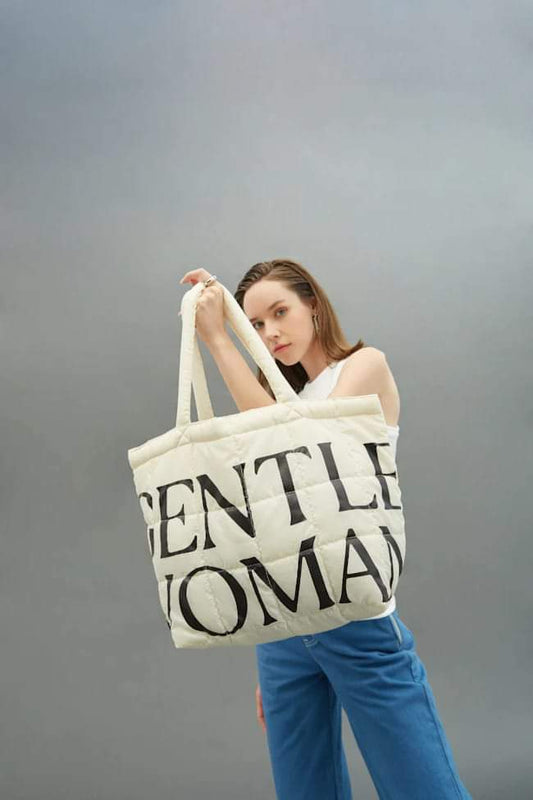 GW Puffer Bag (Cream)