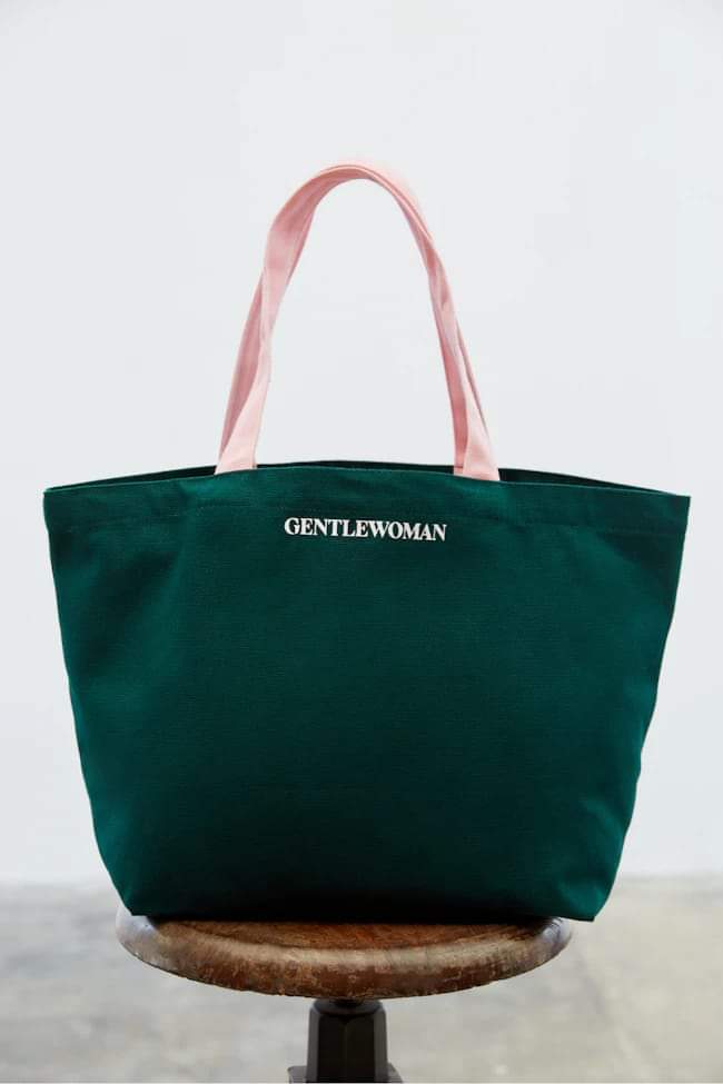 GW Painted Wall Tote (Green/Pink)