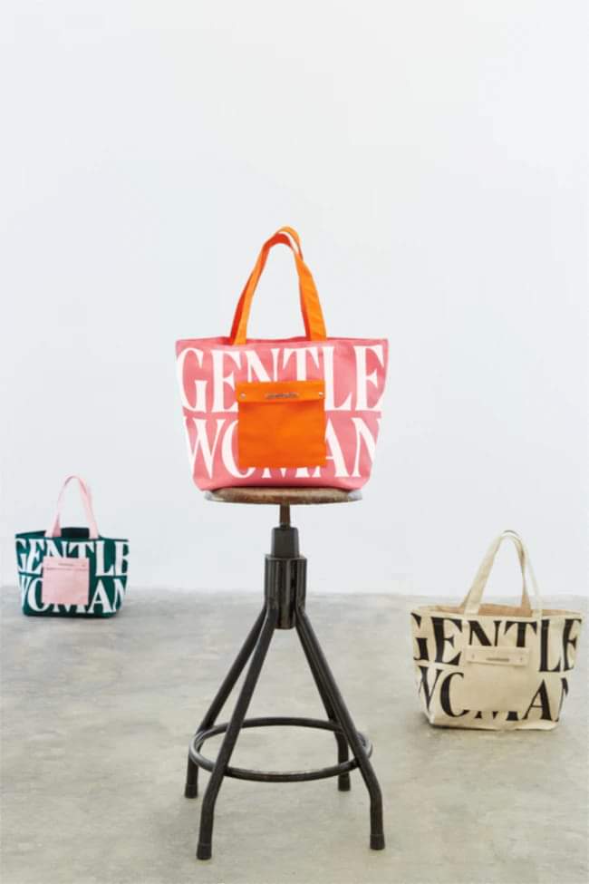 GW Painted Wall Tote (Pink/Orange)