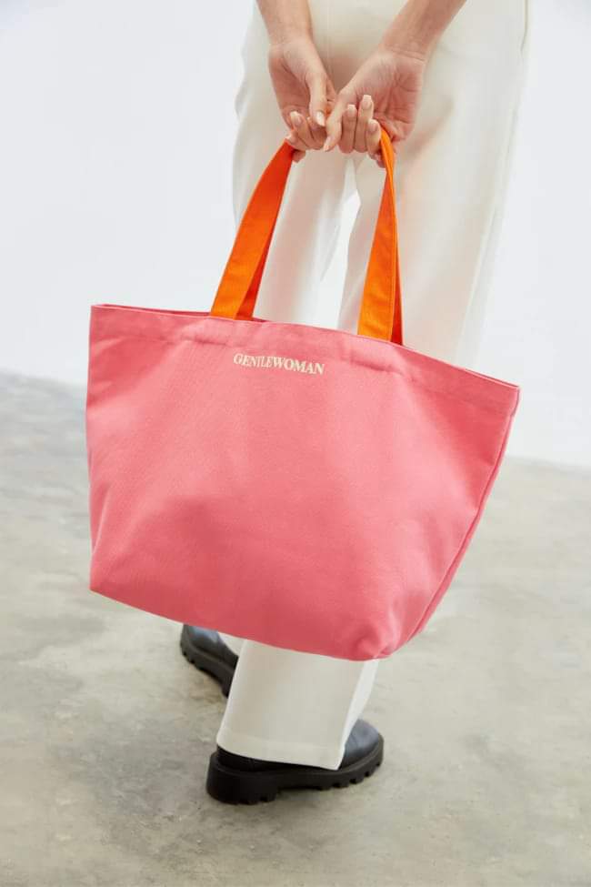 GW Painted Wall Tote (Pink/Orange)