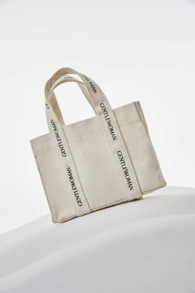 GW Micro Box Tote Bag (Cream)