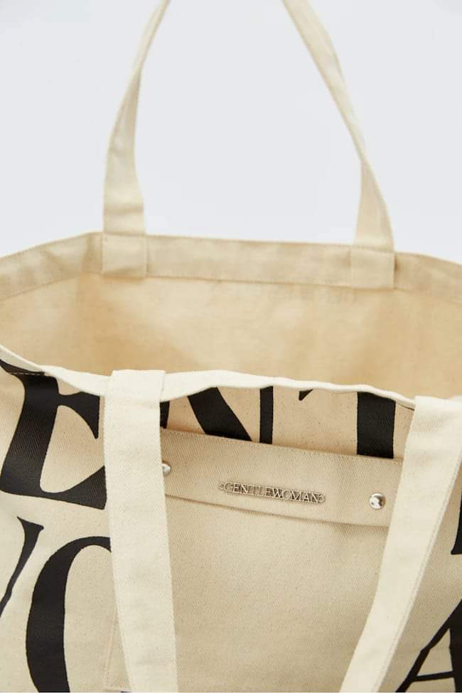 GW Plain Wall Tote (Cream)