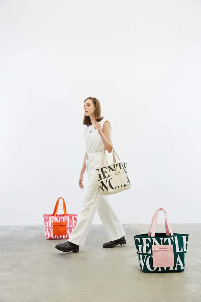 GW Plain Wall Tote (Cream)