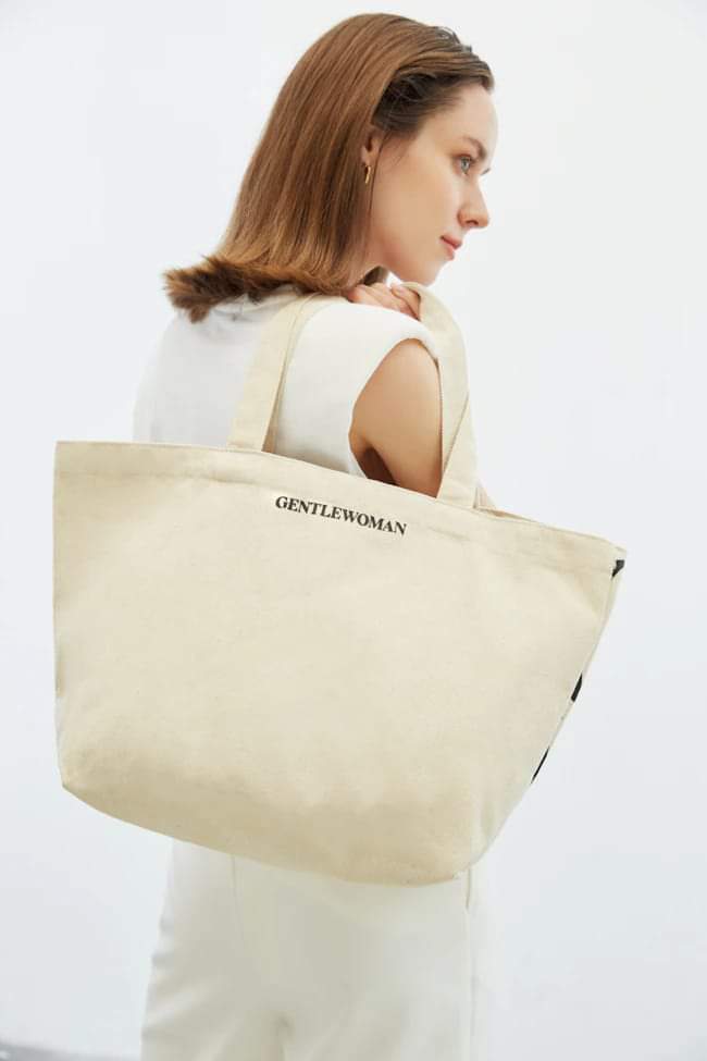 GW Plain Wall Tote (Cream)